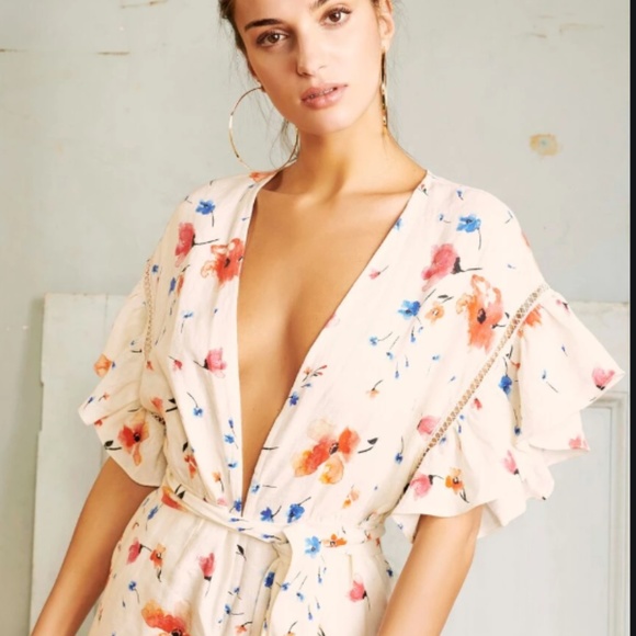 Mae Floral Jumpsuit NWOT - Picture 1 of 2